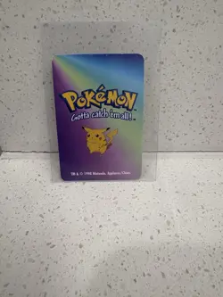 Pokemon Snorlax 143 Mini Card 1998 Applause Nintendo KFC Promo Vintage MINT - Image 2
