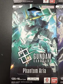 Bandai Gundam GD04 Phantom Aria Sleeved Booster Packs Cards *Lot Of 144* SEALED - Image 3