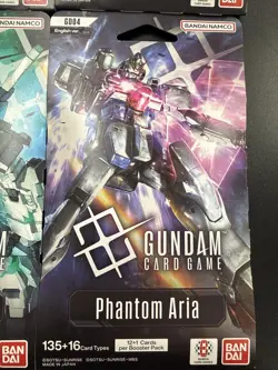 Bandai Gundam GD04 Phantom Aria Sleeved Booster Packs Cards *Lot Of 144* SEALED - Image 4