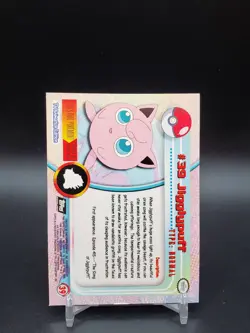 Jigglypuff #39 Topps TV Animation Edition Black Logo Foil LP Pokemon Card - Image 2