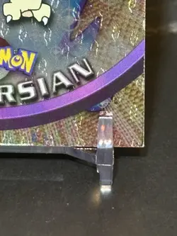 Topps #53 Persian Pokemon Card TV Animation Edition TCG - Foil Black Logo - Image 4