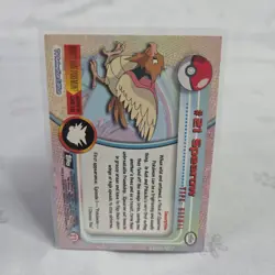 Topps Chrome 2000 Pokemon #21 Spearow Card Foil Holo Animation Series 1 - Image 2