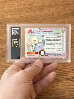 #53 Persian Holo Foil - Graded 8 GMA - Topps - Pokemon Card 1999 Grading - Image 4