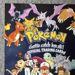 Pokemon Checklist Foil 1999 Topps TV Animation Edition Pokemon Card Blue Logo - Image 3