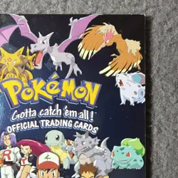 Pokemon Checklist Foil 1999 Topps TV Animation Edition Pokemon Card Blue Logo - Image 4
