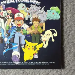 Pokemon Checklist Foil 1999 Topps TV Animation Edition Pokemon Card Blue Logo - Image 5