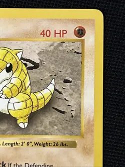 Sandshrew 62/102 (1st Edition) *Near Mint* Shadowless Never Played Card - Image 4