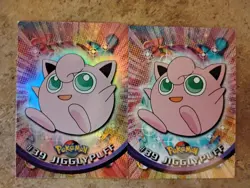 Non + Foil/Holo Jigglypuff #39 Card, Pokemon Topps Series 1, Blue Label, - Image 1