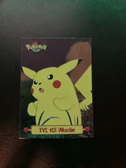 Pikachu #25 TV2 Topps Holo! Pokemon Card TV Animation Edition - Image 1