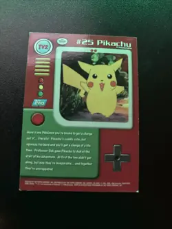 Pikachu #25 TV2 Topps Holo! Pokemon Card TV Animation Edition - Image 2