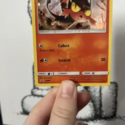 Litten SM08 Cosmos Holo Black Star Promo Pokemon Card MINT / NM English S&M 2017 - Image 4