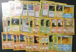 Pokemon 39x Card Lot Base Set Shadowless Non Holo (LP-MP) - Image 1