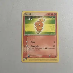 Pokemon TCG 2003 EX Ruby and Sapphire Card -- Torchic 73/109 - Image 1