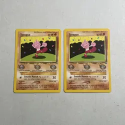 Pokemon TCG 2001 Neo Discovery Card -- Tyrogue 66/75 (x2) - Image 1