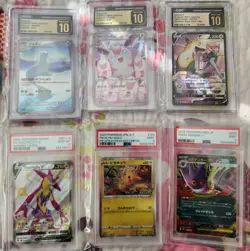 PSA & CGC GRADED POKEMON CARD TCG BUNDLE - Japanese & English Pikachu Gengar Etc - Image 1