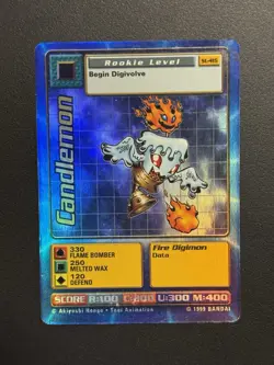 Digimon Candlemon St-41S Chase Holo Bandai Digi Battle Card - Image 1