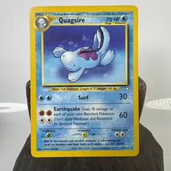 QUAGSIRE - Neo Genesis Set - 45/111 - Uncommon - Pokemon Card - Unlimited - NM - Image 1