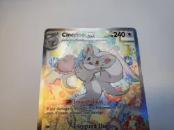 Cinccino ex 119/086 Special Illustration Rare Pokemon Card Chaos Rising In Hand - Image 4