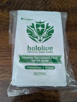 (Lot Of 5!)hololive OFFICIAL CARD GAME: Monthly Tournament Pack Vol.02 2026 Kits - Image 2
