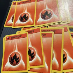 Pokemon Base Set Energy Cards Bundle x31 Fire Vintage WOTC Job Lot LP/MP - Image 4