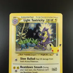 Light Toxtricity SWSH137 Pokemon Sword & Shield Black Star Promo Holo Card - Image 2