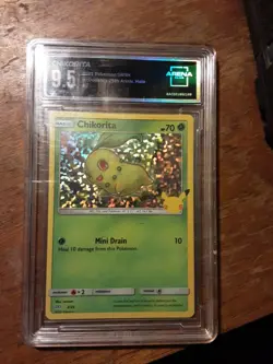 2021 Mcdonalds Chikorita Pokemon Card Graded 9.5 - Image 1