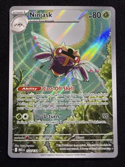 Pokemon TCG Ninjask Illustration Rare Card #137/132 Mega Evolutions - Image 1