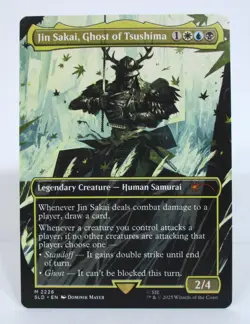 Jin Sakai, Ghost of Tsushima MTG Card Secret Lair Drop Regular NM PlayStation - Image 1