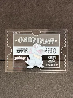 Totodile Pronto Cafe Card Promo 2025 Pokemon Japanese EX+ - Image 2