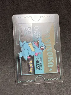Totodile Pronto Cafe Card Promo 2025 Pokemon Japanese EX+ - Image 3