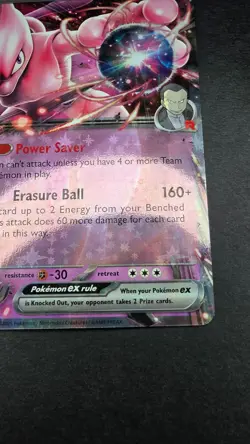 Pokemon Card - Team Rockets Mewtwo Ex 216 Destined Rivals Black Star Promo NM - Image 5