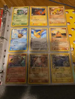 Pokemon TCG Vintage Binder Collection lot over 150 cards all Vintage with Binder - Image 2