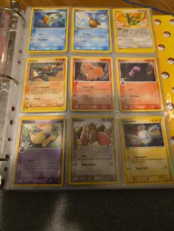 Pokemon TCG Vintage Binder Collection lot over 150 cards all Vintage with Binder - Image 5