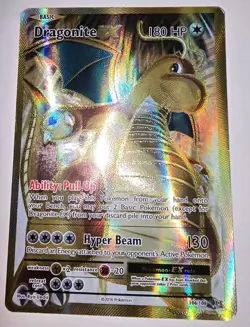 Dragonite EX 106/108 Evolutions Full Art Holo Ultra Rare 180HP Pokemon Card - Image 1