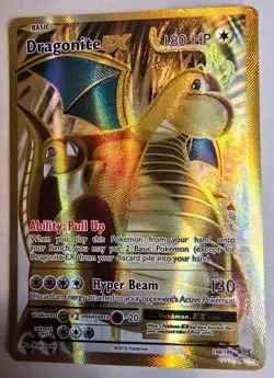 Dragonite EX 106/108 Evolutions Full Art Holo Ultra Rare 180HP Pokemon Card - Image 2