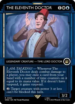 The Eleventh Doctor (Showcase) -Foil Near Mint MTG Universes Beyond: Doctor Who - Image 1