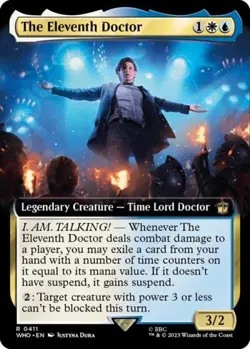 The Eleventh Doctor (Extended Art) -Foil Near Mint MTG - Image 1