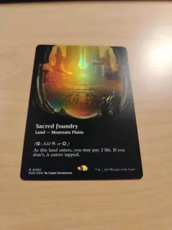 Mtg Sacred Foundry (Borderless) Edge of Eternities Foil - Image 3