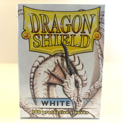 Dragon Shields 100CT Standard Size Deck Protector Classic Sleeves White SEALED - Image 1