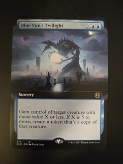 Blue Sun's Twilight NM EXTENDED ART Phyrexia: All Will Be One MTG FREE SHIPPING - Image 1