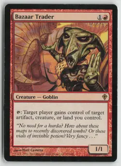Bazaar Trader Lightly Played 72 Worldwake MTG - Image 1