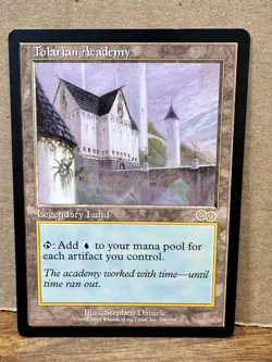 MTG - Magic the Gathering - Tolarian Academy - Urza's Saga - Unplayed NM - Image 1