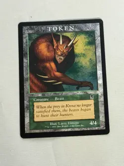 MTG Beast Token Odyssey Magic the Gathering - Image 1