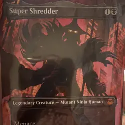 Wizards of the Coast Super Shredder Legendary Creature TMNT 0217 Black - Image 4