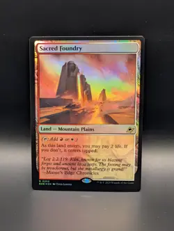 MTG - Sacred Foundry - FOIL - Land (Mountain/Plains) - EOE #256 - Rare - Image 1