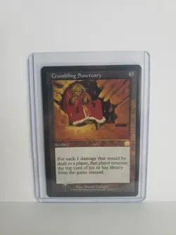MTG Crumbling Sanctuary Mercadian Masques HOLO FOIL Magic the Gathering LP - NM - Image 1