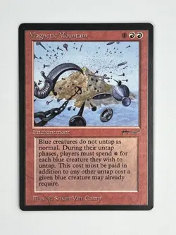 MTG MAGNETIC MOUNTAIN Arabian Nights Regular NM Common Magic The Gathering - Image 1