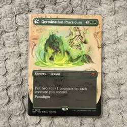Germination Practicum (Borderless) Foil M Secrets of Strixhaven 296 NM - Image 1