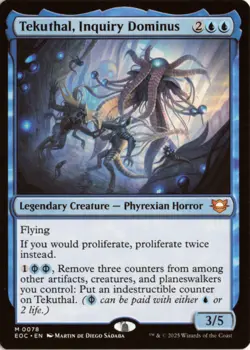 Tekuthal, Inquiry Dominus 78 EOC Commander: Edge of Eternities NM - Image 1