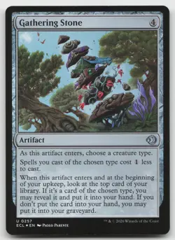 Gathering Stone U Foil Lorwyn Eclipsed 257 NM - Image 1